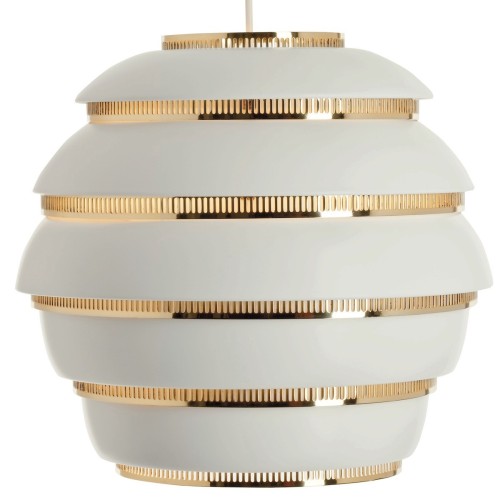 white / brass A331 Beehive - Artek