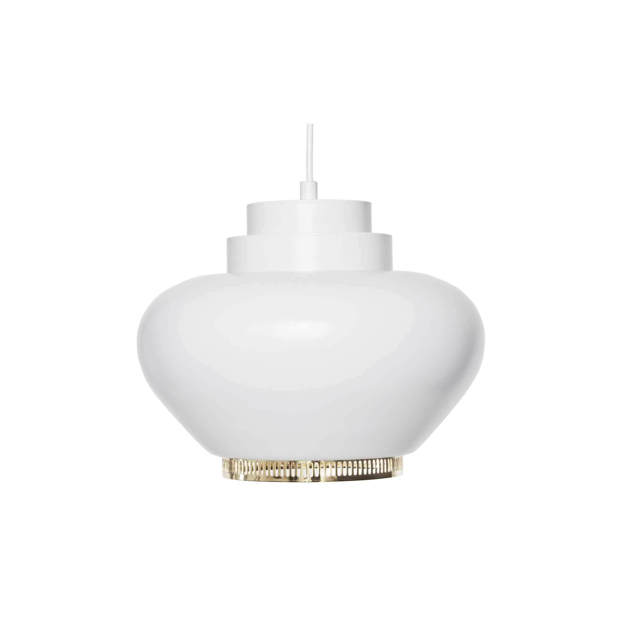 A333 Turnip – white + brass - Artek