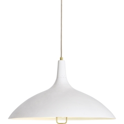 classic white - 1965 pendant - Paavo Tynell - Gubi