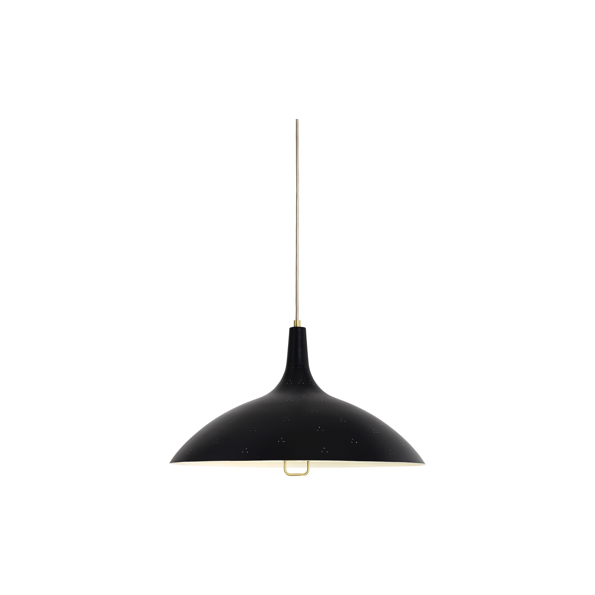 soft black - 1965 pendant - Paavo Tynell - Gubi