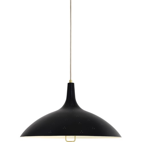 soft black - 1965 pendant - Paavo Tynell - Gubi