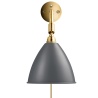 grey semi matt / brass - Bestlite BL7 - Gubi