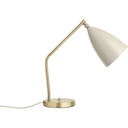 Blanc oyster semi mat - lampe de table Gräshoppa - Gubi