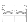 48 sofa bench - House of Finn Juhl