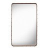 115x65cm - Cuir Marron Clair - miroir rectangulaire Adnet - Gubi