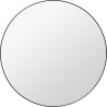 Ø110 cm - GUBI Wall Mirror - Round - Black Brass