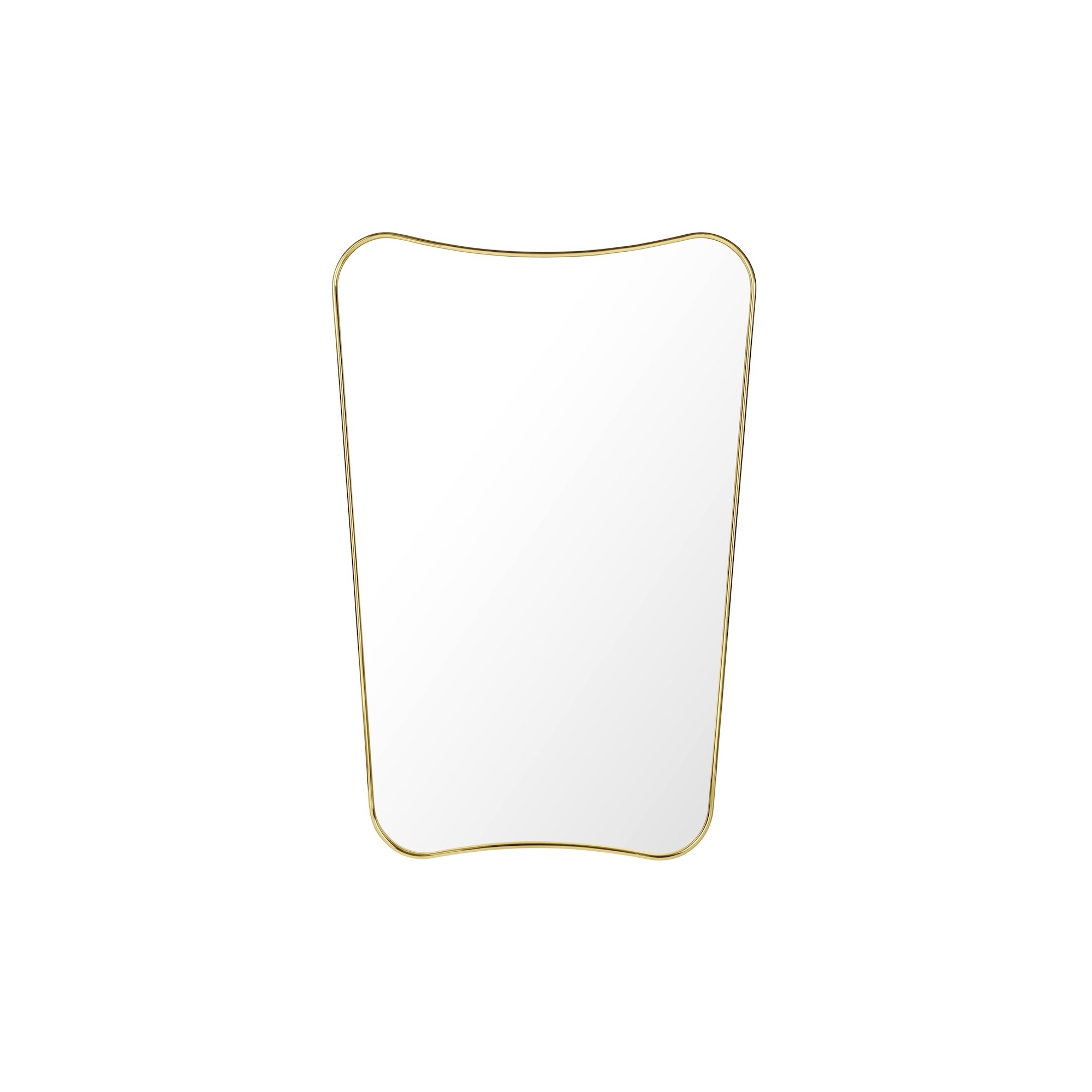 54x80cm - Wall Mirror - polished brass - F.A. 33 - Gubi