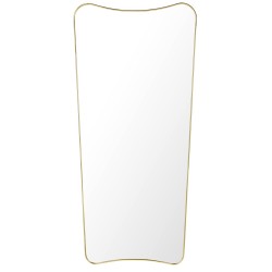 70x146cm - Wall Mirror - polished brass - F.A. 33 - Gubi