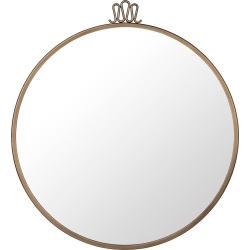 Ø60cm - Randaccio Wall Mirror - Round - Antique Brass - Gubi