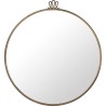 Ø70cm - Randaccio Wall Mirror - Round - Antique Brass - Gubi