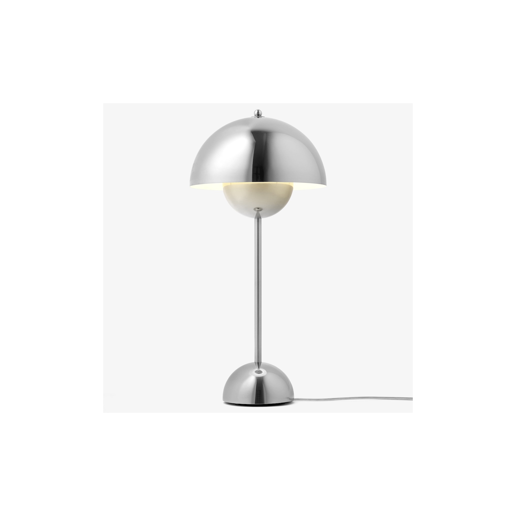 &Tradition – FlowerPot VP3 table lamp, chrome plated