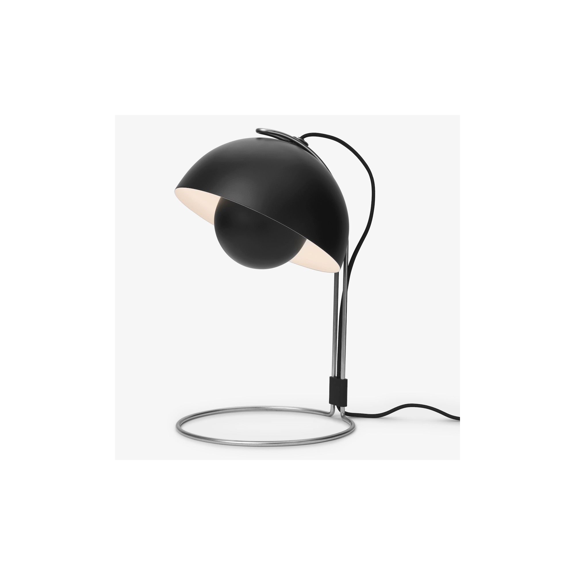 &Tradition – Lampe de table FlowerPot VP4, noir mat