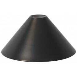 Collect Lighting - laiton noir - Cone - abat-jour