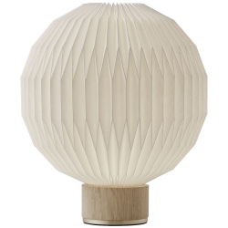 medium - chêne clair / papier - 375 lampe de table - Le Klint