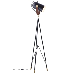 black high floor lamp - Carronade - Le Klint