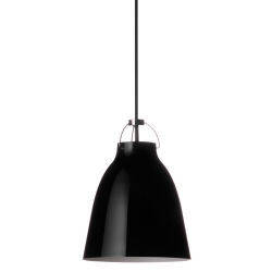 Caravaggio P1 – Glossy black + Black cable - Fritz Hansen