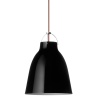 Caravaggio P2 – Glossy black + Red cable - Fritz Hansen