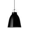 Caravaggio P2 – Glossy black + Black cable - Fritz Hansen