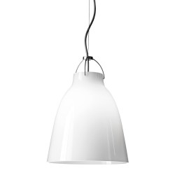 Caravaggio P2 – Opal glass + Silver cable - Fritz Hansen