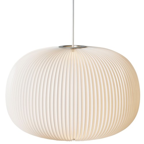 brushed aluminium - Lamella 1 pendant - Le Klint