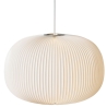 brushed aluminium - Lamella 1 pendant - Le Klint