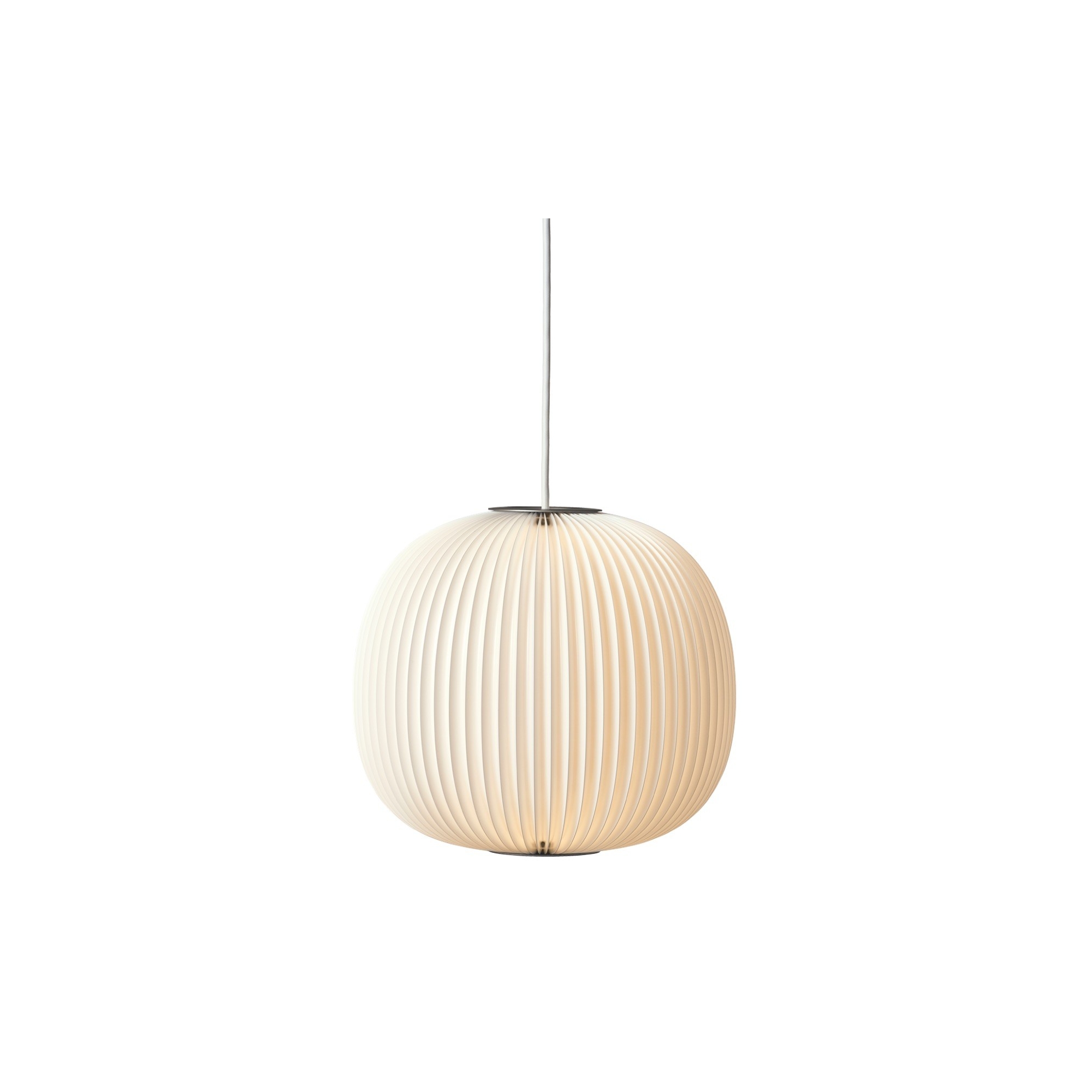 brushed aluminium - Lamella 3 pendant - Le Klint