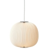 brushed aluminium - Lamella 3 pendant - Le Klint