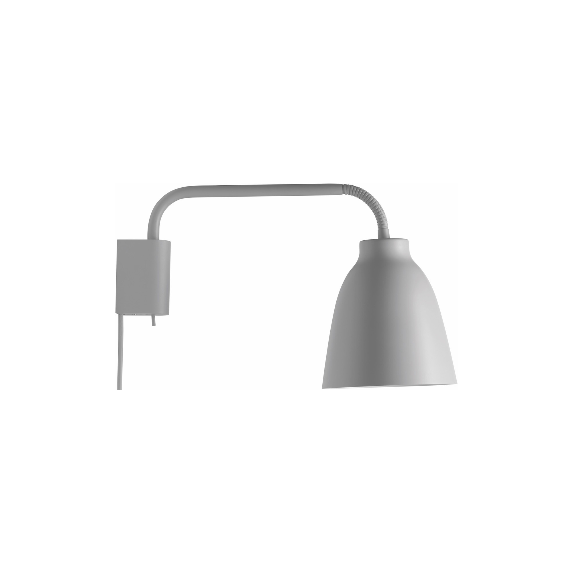 Caravaggio Read wall lamp – Grey 25 - Fritz Hansen