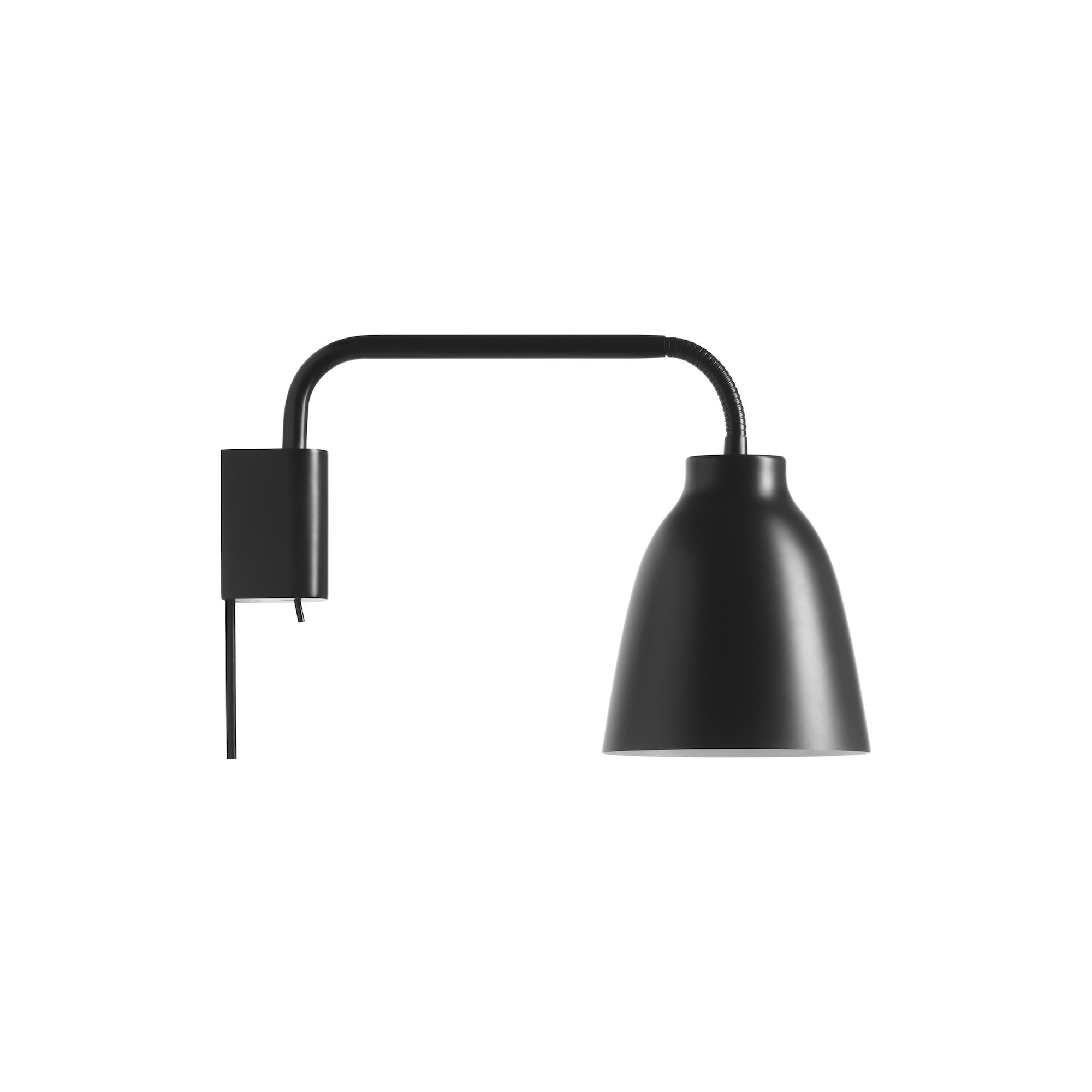 Caravaggio Read wall lamp – Black - Fritz Hansen