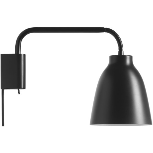 Caravaggio Read wall lamp – Black - Fritz Hansen