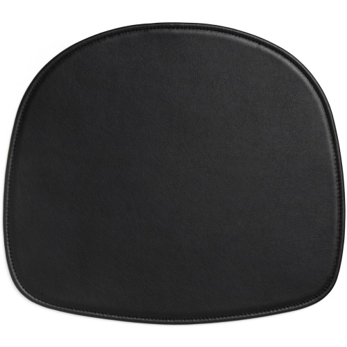 Sierra black leather - seat pad - AAS - HAY