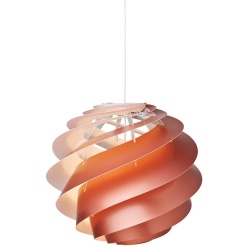 copper S - Swirl 3 (1313SCP) pendant - Le Klint