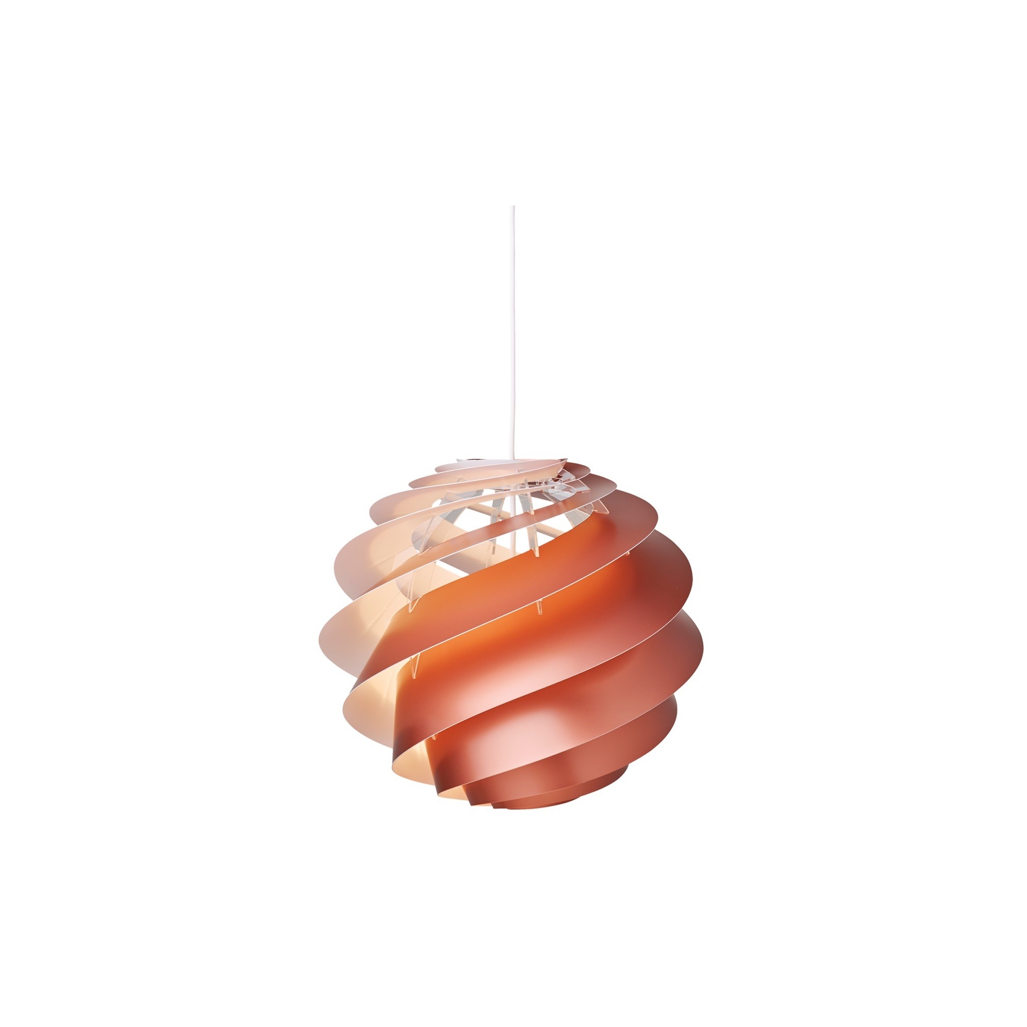 copper S - Swirl 3 (1313SCP) pendant - Le Klint