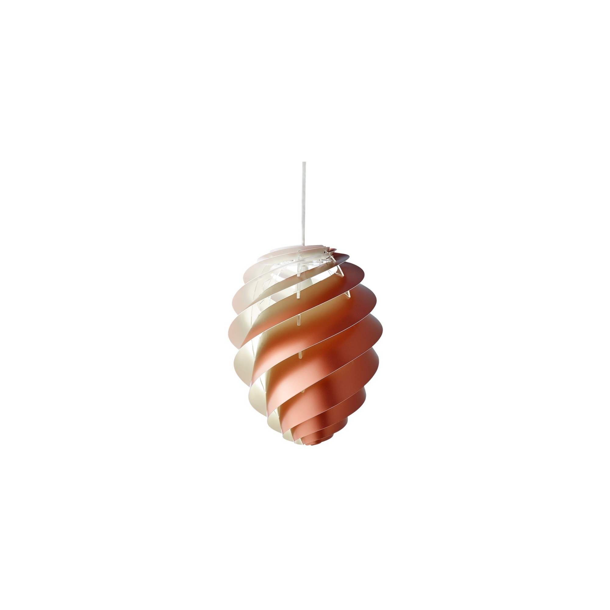 copper S - Swirl 2 (1312SCP) pendant - Le Klint