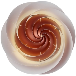 copper S - Swirl wall/ceiling lamp - Le Klint