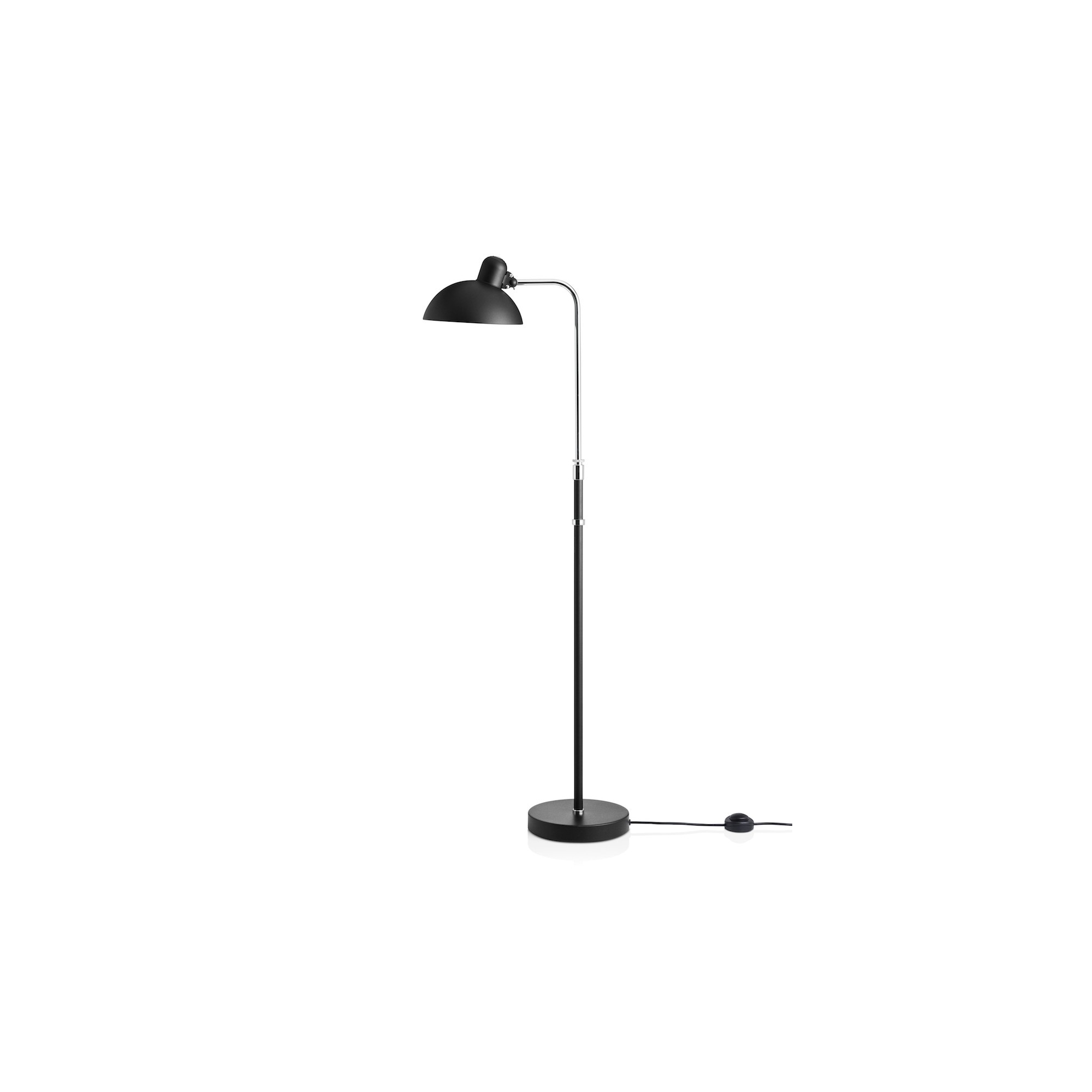 matt black - adjustable & swivel - Luxus floor lamp Kaiser idell - 6580F - Fritz Hansen