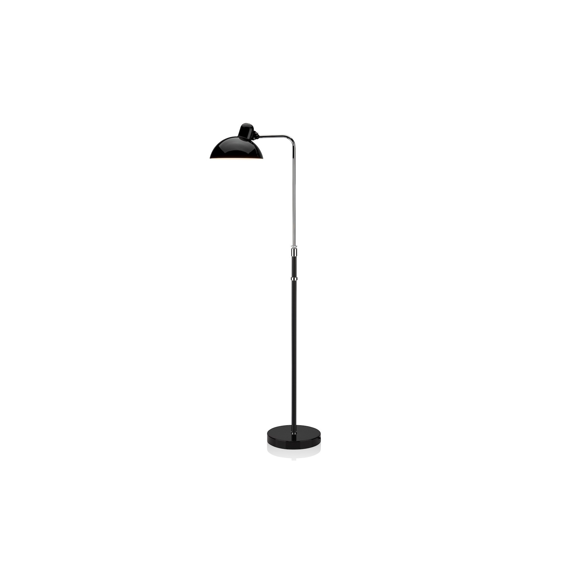 black - adjustable & swivel - Luxus floor lamp Kaiser idell - 6580F - Fritz Hansen