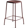 Fall red / Fall red metal legs - Soft Edge 30 barstool* - HAY