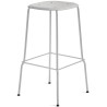 soft grey / soft grey metal legs - Soft Edge 30 barstool - HAY