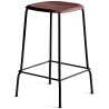 Fall red / black metal legs - Soft Edge 30 barstool - HAY