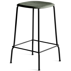 Hunter / black metal legs - Soft Edge 30 barstool - HAY