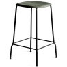 Hunter / noir - tabouret de bar Soft Edge 30 - piètement métal - HAY