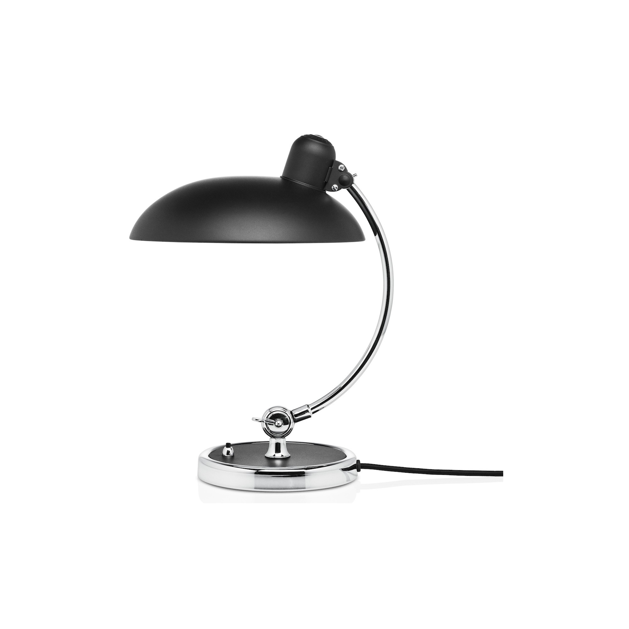 matt black / chrome - table lamp Luxus Kaiser idell - 6631-T - Fritz Hansen