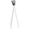 lampadaire Oslo Wood - abat-jour vert - pieds acier - Northern