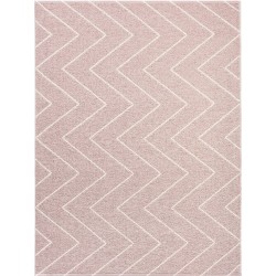 dusty rose - 150x200cm - Rita - plastic rug