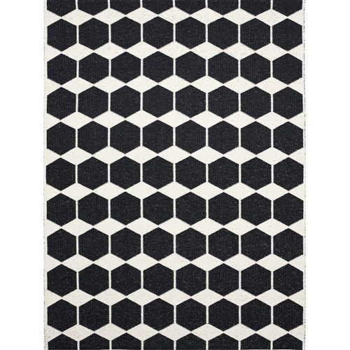 black - 150x200cm - Anna - plastic rug