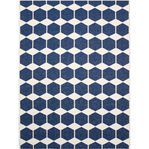 bleu denim - 150x200cm - Anna - tapis plastique