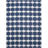 bleu denim - 150x200cm - Anna - tapis plastique