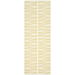 light yellow - Helmi  - plastic rug