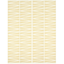 jaune clair - 150x200cm - Helmi - tapis plastique